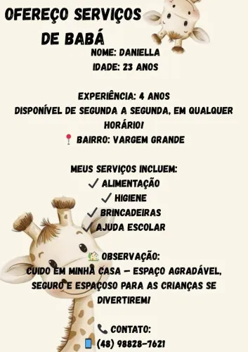 Cuidadora De Crianças