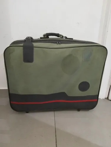 Conjunto de Malas de Viagem Vintage Primicia/Samsonite (Anos 70/80) - Verde Oliva/Militar