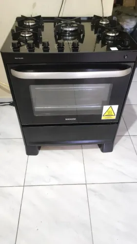 FOGÃO 5 BOCAS SUGGAR SEMINOVO MESA DE VIDRO(ACEITO OFERTAS).