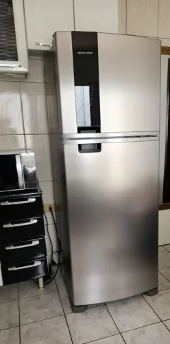 Geladeira Brastemp inox 462L inox