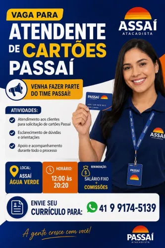 Atendente de Cartões