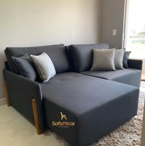 Sofá cama sofisticado novos