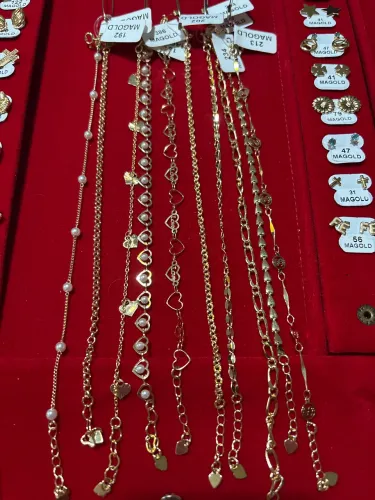 Pulseiras Magold- semijoias