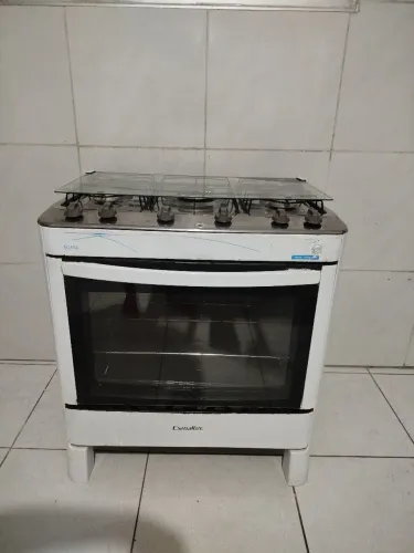 Fogão Esmaltec Ágata de 6 bocas 