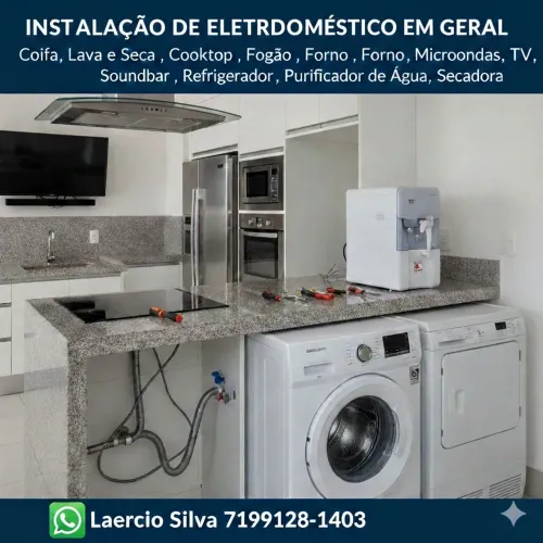 Instalação eletrodomésticos em geral