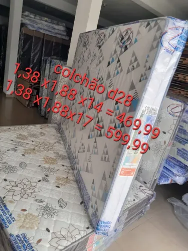 Colchão Casal d28 novo # 10x sem juros no cartão
