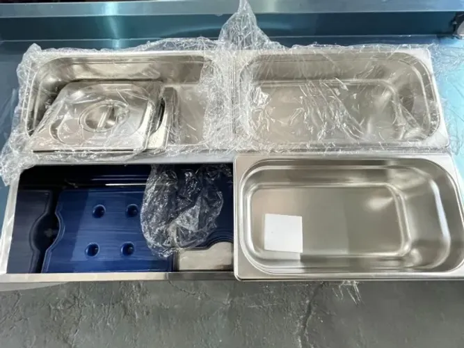 Condimentadora Lateral Zepper Inox 8 Cubas 