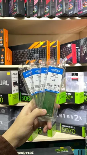Memória RAM Crucial DDR4 8GB 3200MHz - Nova | KLS Informática