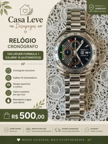 Relógio Fórmula 1