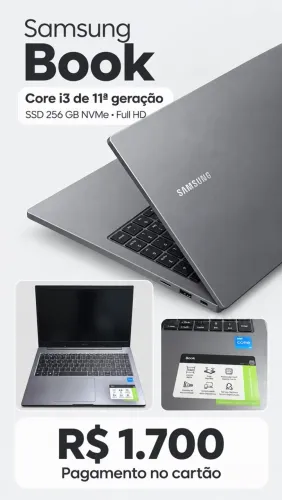 Notebook Samsung booo core i3