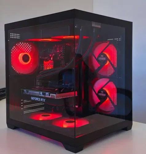 Pc Gamer Aquario Ryzen 7 2700 RTX 3050 6GB nvme 500gb 16GB ram - Loja física