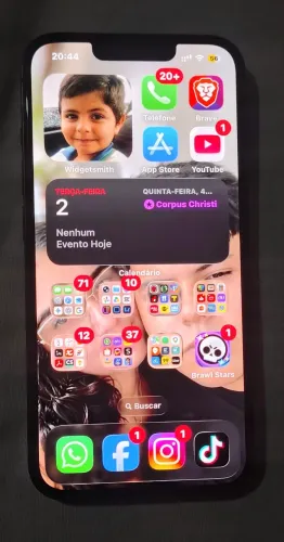 Vendo ou Troco  iPhone 14 128GB  somente eSIM (chip virtual) Azul Escuro - Todo Original