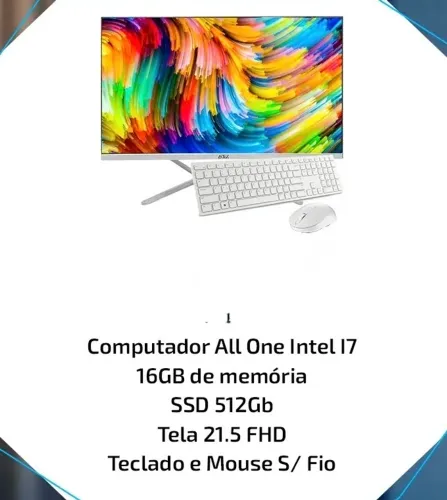 Computador de mesa ALL one
