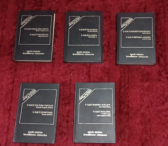 Lote com 5 livros/ coleção primeiros passos.