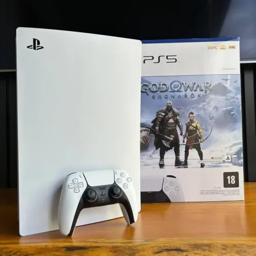 Videogame PlayStation 5 825GB SSD Edição com Leitor de Mídia e Caixa