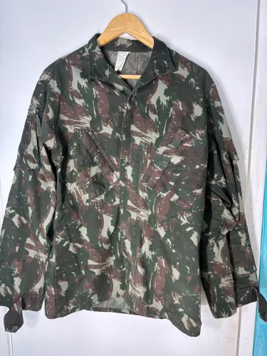 Casaco camuflado linha exército tipo parka , unissex