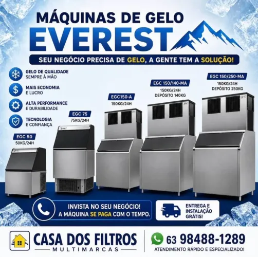 Máquinas de gelo palmas ?