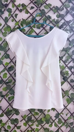 Blusa feminina YSC City off-white