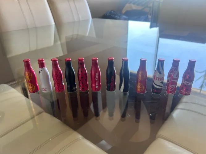 Garrafinhas Coca Cola coleção galera