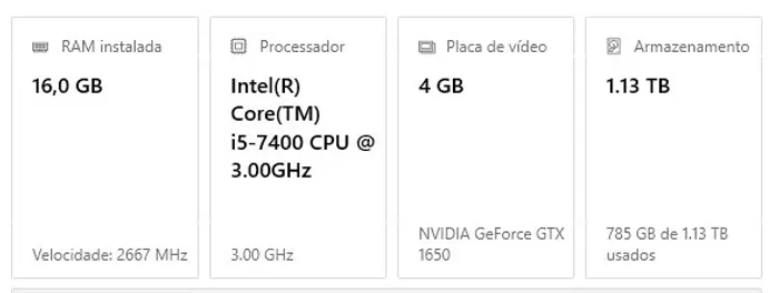 Desktop gamer i5 7400