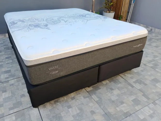 Excelente Cama Box Queen Size Herval