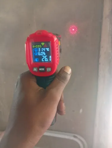 Medidor de temperatura com infra vermelho potência de 650°c