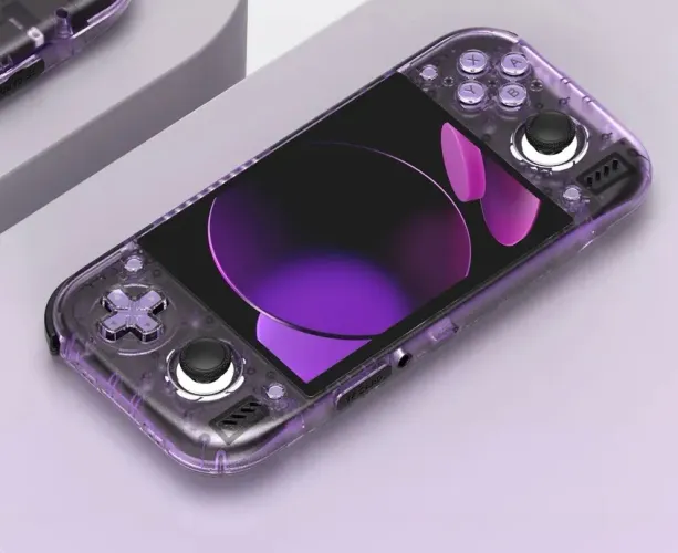 Console Portátil Retroid Pocket Nova 8gb + 128gb 4,5 Clear Purple
