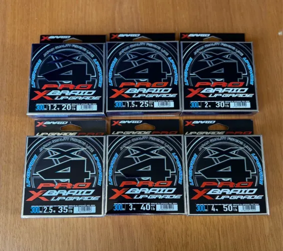 Linha Multifilamento X-BRAID UPGRADE PRO X4 300m 25lb 30lb 35lb 40lb 50lb