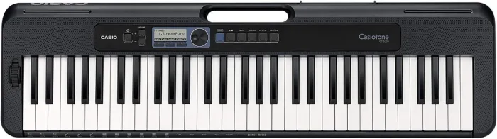 TECLADO MUSICAL CASIOTONE, CASIO, CT-S300C2-BR PRETO