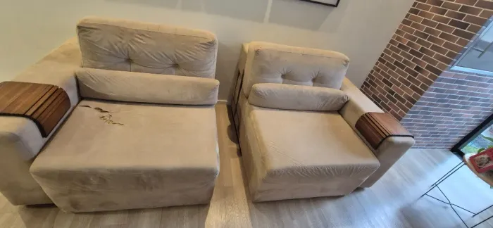 Sofa cama com chaise