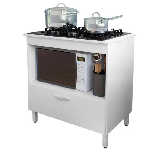 Balcão para cooktop e forno