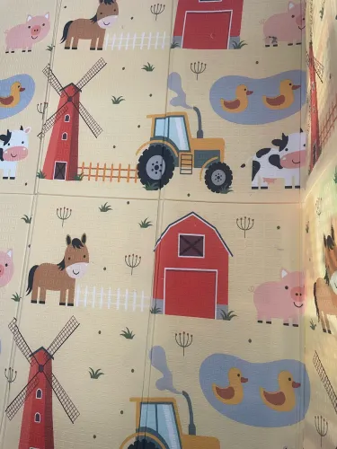 Tapete infantil de atividades (DUPLA FACE)