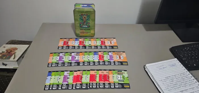 Lata adrenalyn mais cards para sua coleção 