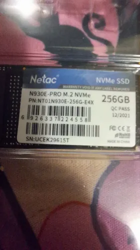 SSD 256GB NVME M.2
