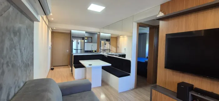 Apartamento mobiliado no residencial Allegro