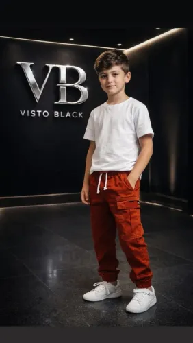 Calça jogger sarja juvenil 