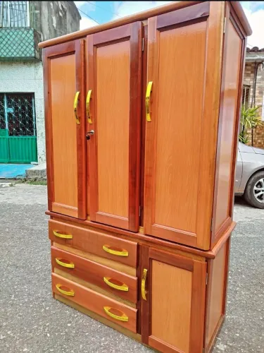 GUARDA ROUPA DE SOLTEIRO MADEIRA JATOBÁ COMPLETO 