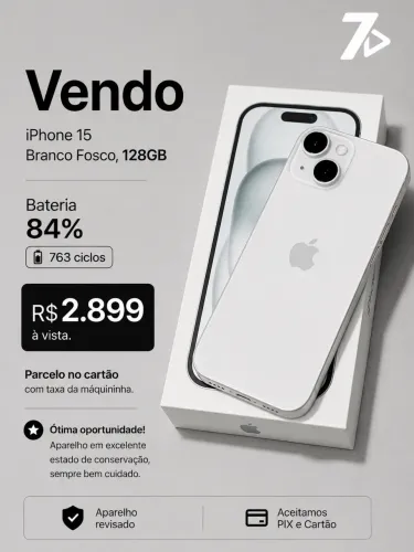iPhone 15 Branco