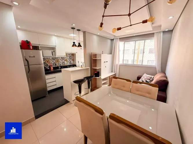 APARTAMENTO MOBILIADO 2 DORMITÓRIOS - VILLA GARDEN - LOCAÇÃO