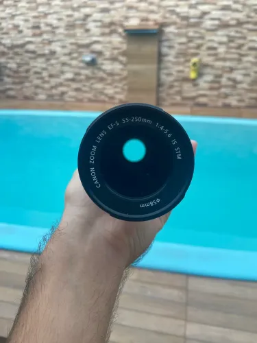 Lente Canon 55-250 STM