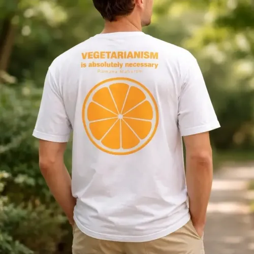 Camiseta Ramana Maharshi Vegetarianismo The Smoke of The Dragon