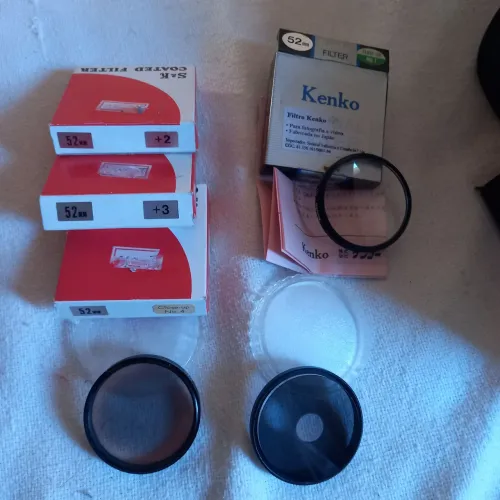 Filtro Kenko close-up n.1 e 3 lentes S&k close-up n.2,3,4..TODAS 52mm