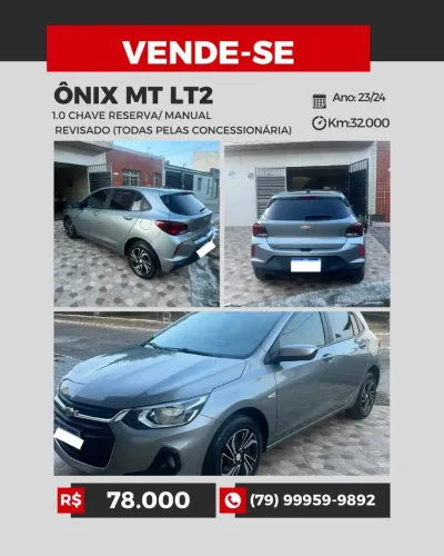 Chevrolet Onix Hatch LT 1.0 12V Flex Mec. 4P 2024