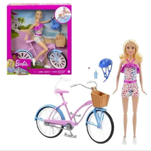 Barbie com bicicleta 