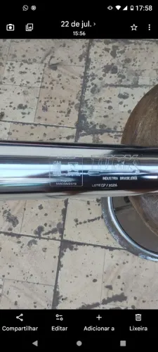 Escapamento de CG 125