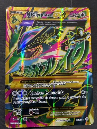 Carta Pokémon MRayquazaEX (Colecionador)