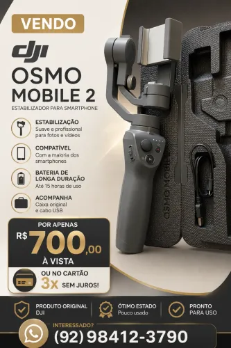 Gimbal estabilizador de vídeos 