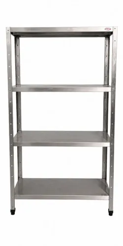 Estante em Inox Industrial 4 Planos Reforçada - Uso Diversos