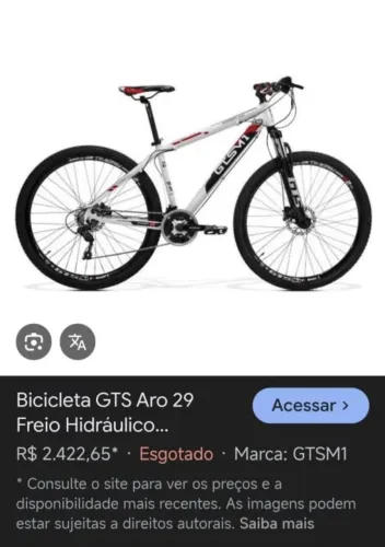 BICICLETA GTS ARO 29