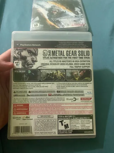 Metal Gear Solid Hd collection PS3